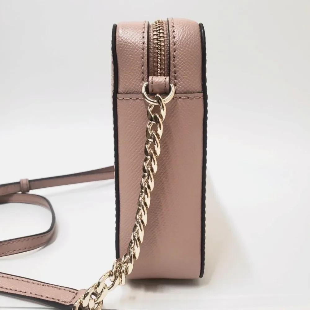 MICHAEL KORS Blush Pink Pebbled Leather Crossbody Bag – PS-1805